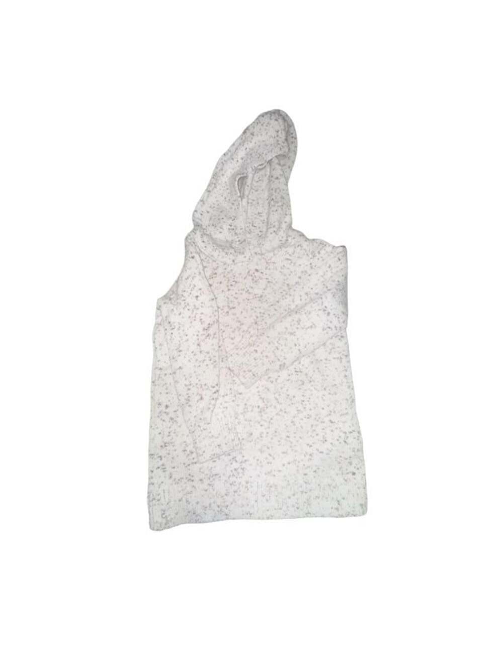 Baby Gap Toddler White Multicolor Flecked Knit Pullover Hoodie Sweater